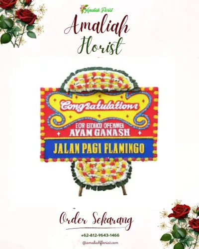 Bunga Papan Congratulation di Wonotirto
